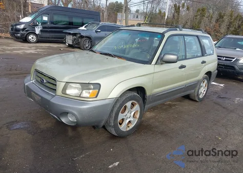 2003 Subaru Forester Xs из США, поврежденный, VIN JF1SG65623H767025